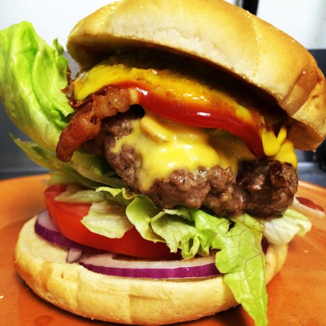 Bacon Cheddar Cheese Burger
