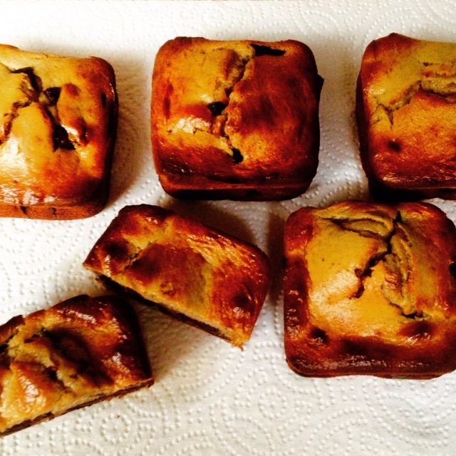 Flourless Cashew Butter Chocolate Chip Muffins