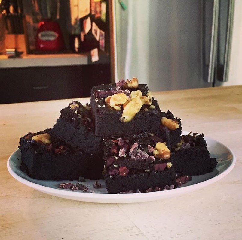 Clean Chocolate Brownies Sweetened With Dates & Coconut Sugar
