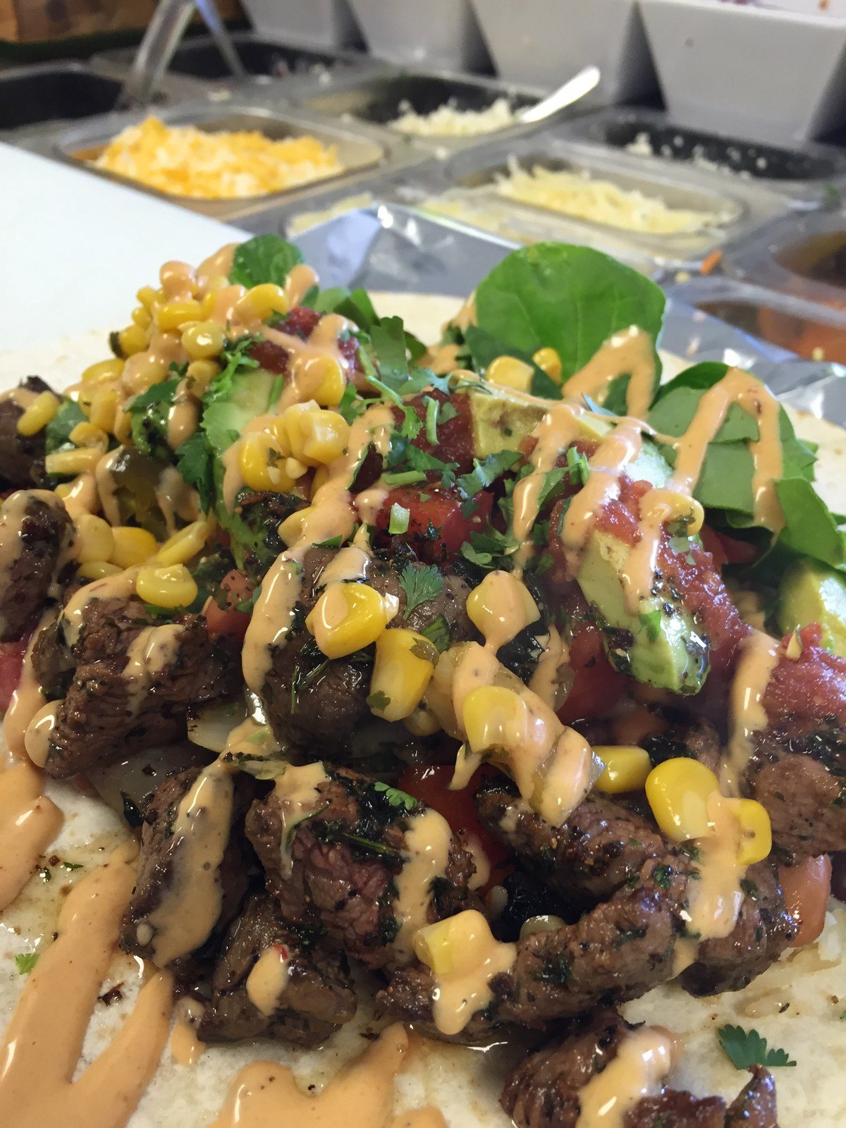 Spicy Steak Wrap