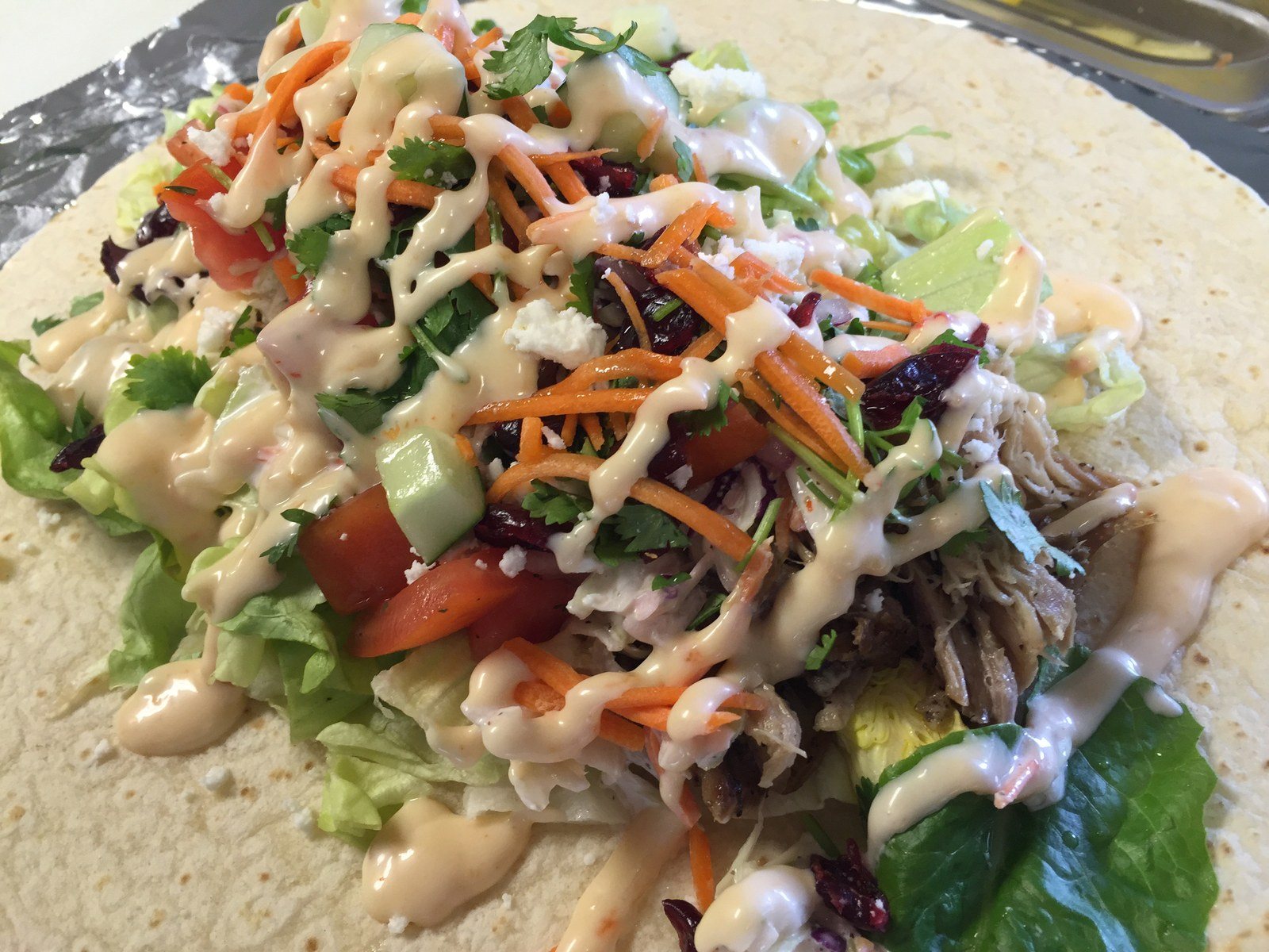 Pulled Pork Wrap