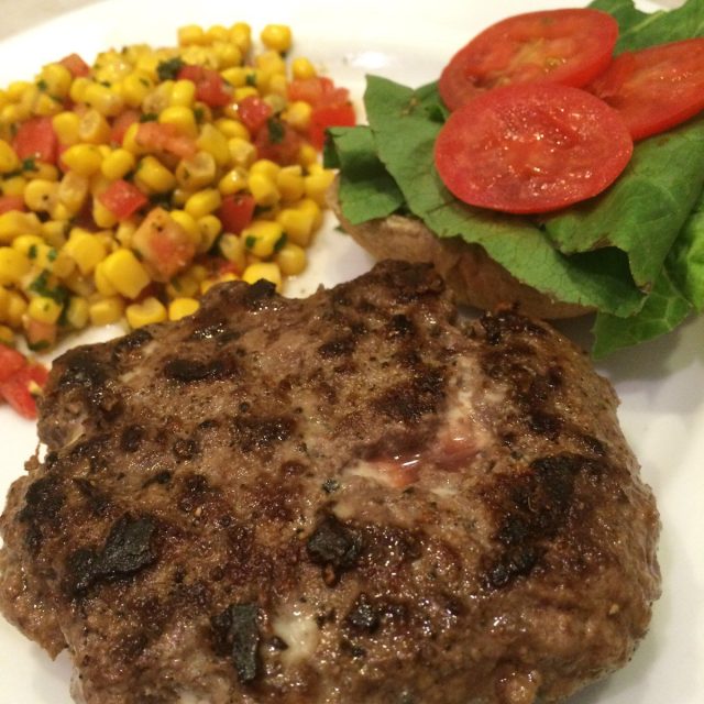 Blue Chese Infused Burger