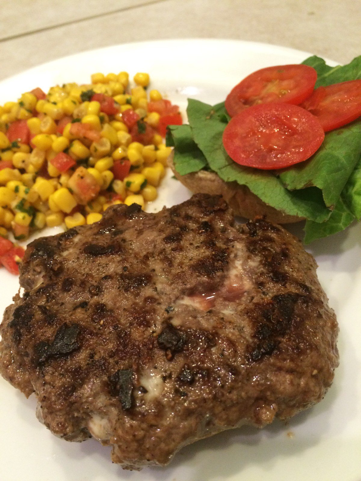 Blue Chese Infused Burger