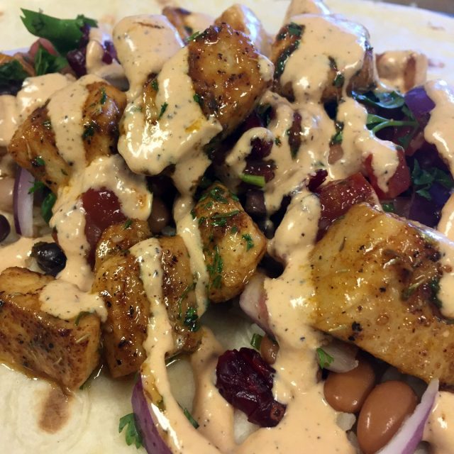 Blackened Mahi Burrito