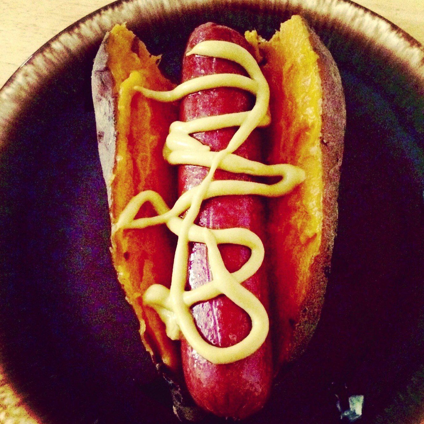 Sweet Potato Hot Dog!