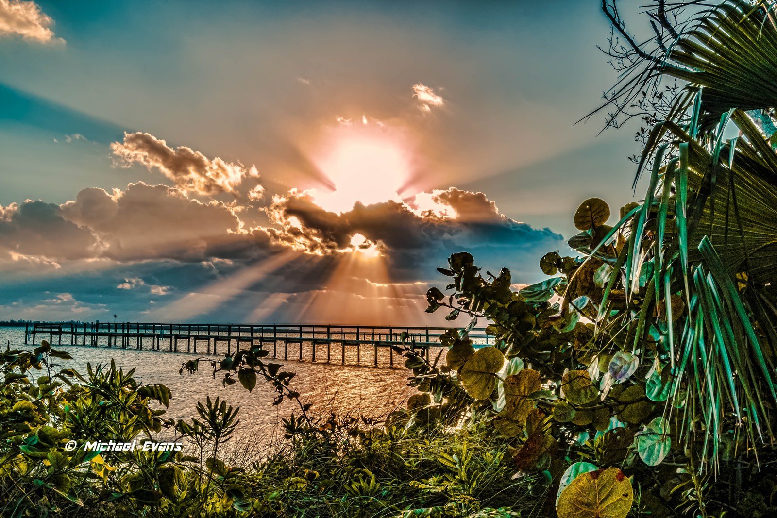 Catching A Sunrise On The Mighty Indian River In Ft. Pierce FL.