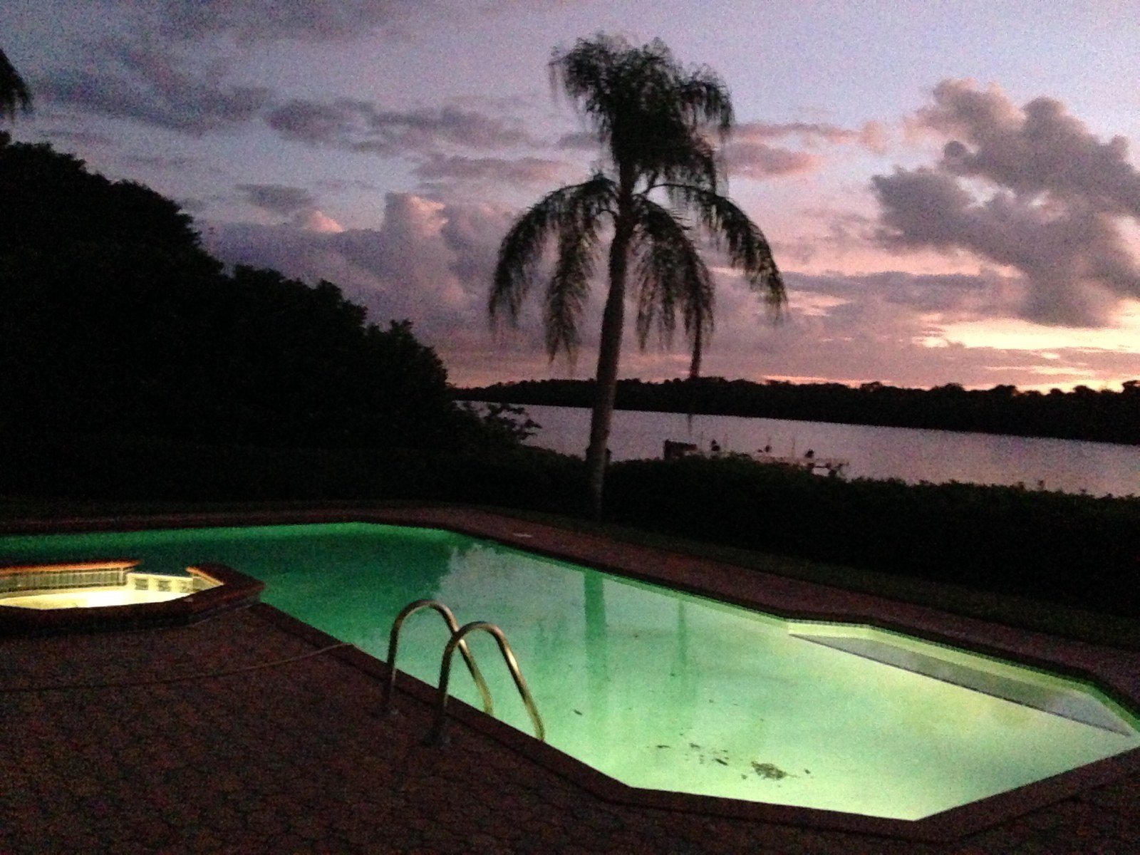 Pool On The River At Night