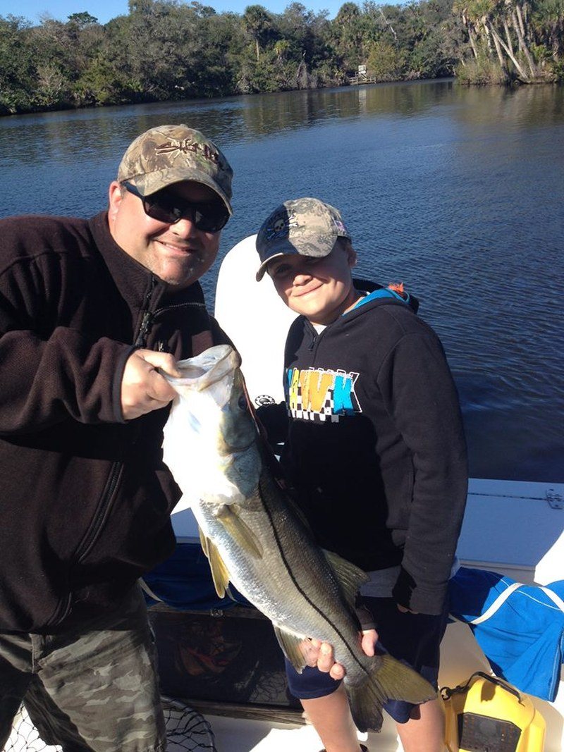 Grandson's First Snook..