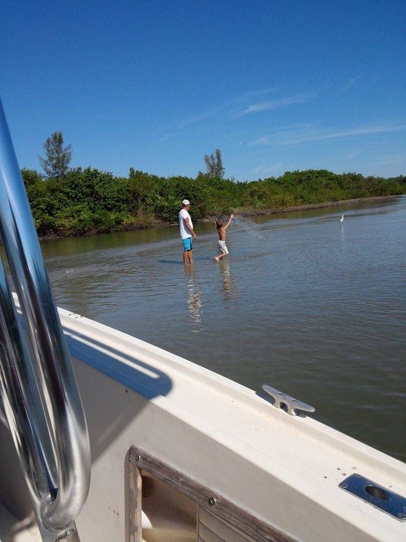 Cast Netting With Grandpa