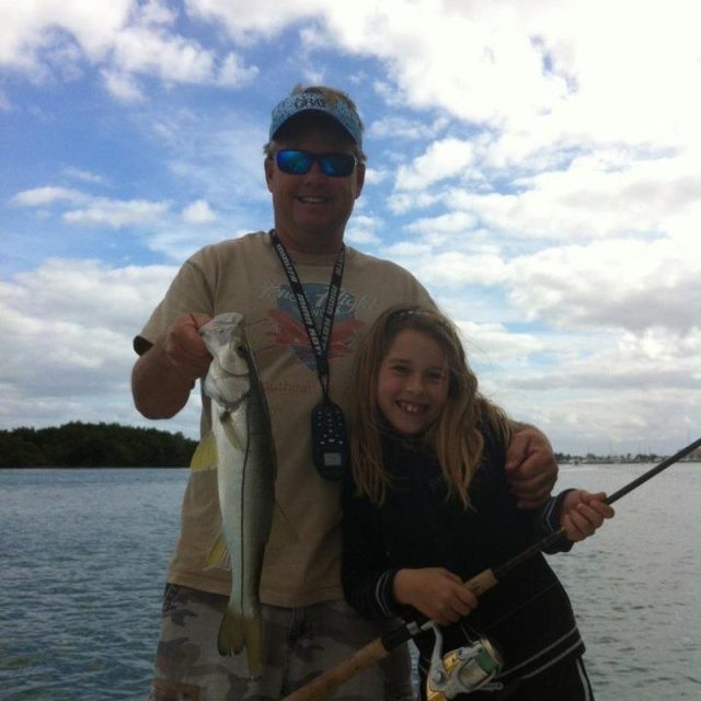 The First Fish She Caught All By Herself!