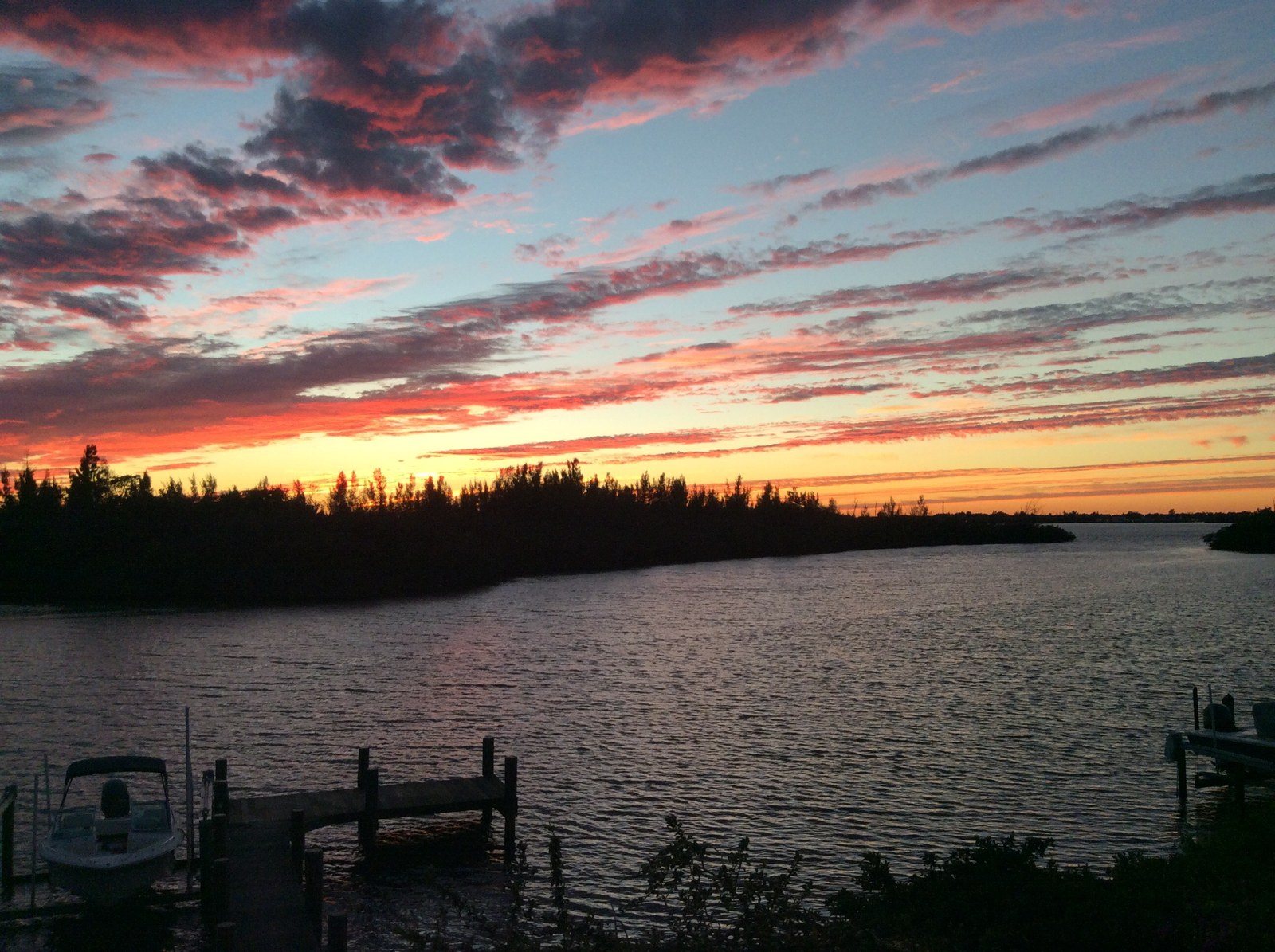 Sunset Over The Intracoastal On Orchid Island