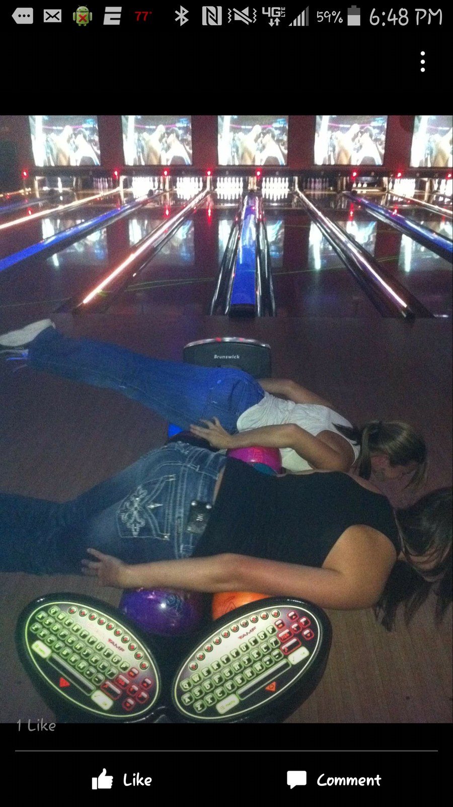 Planking @ Bowling!