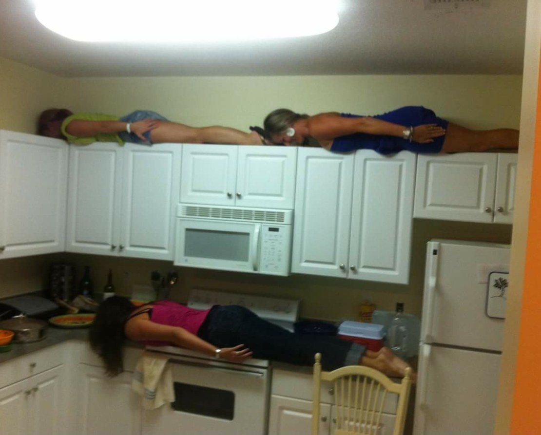 Triple Kitchen Plank