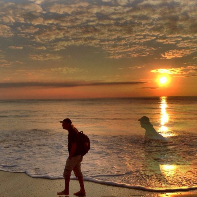 Me And My Shadow Out For A Sunrise Stroll