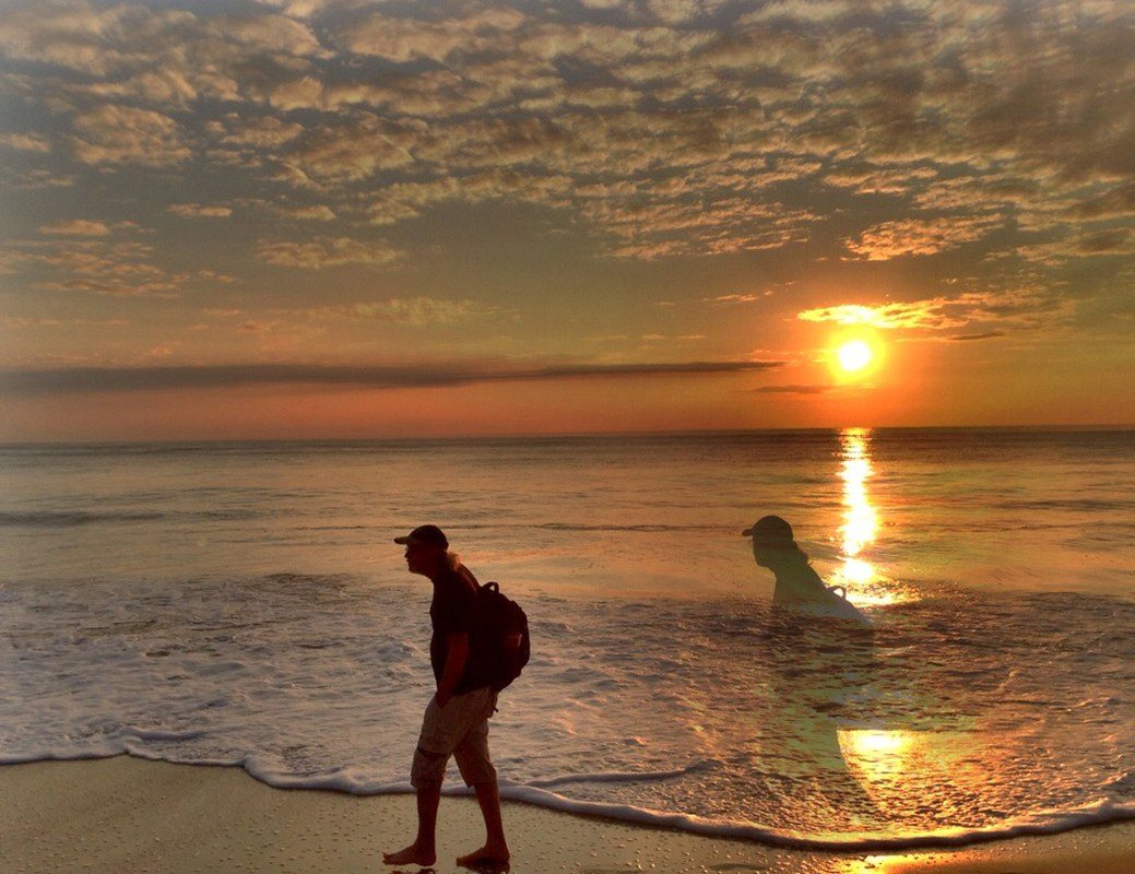 Me And My Shadow Out For A Sunrise Stroll