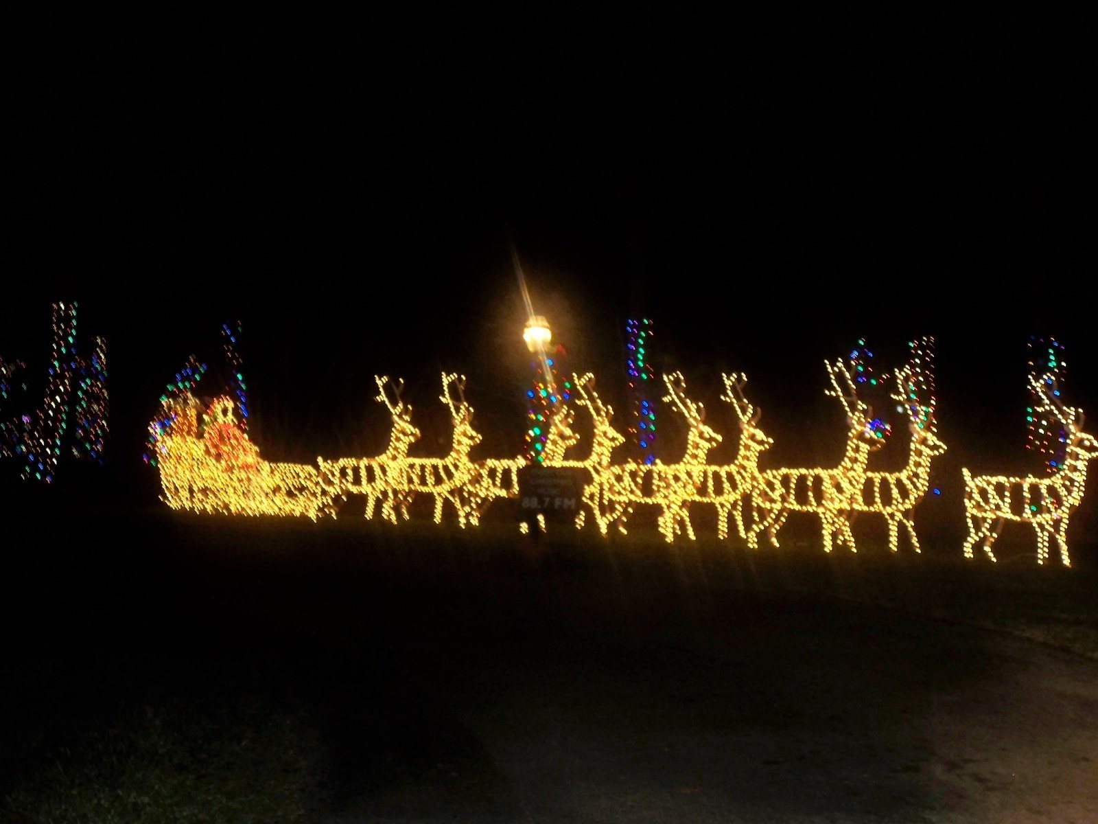 Lights At Christmas On Route 60