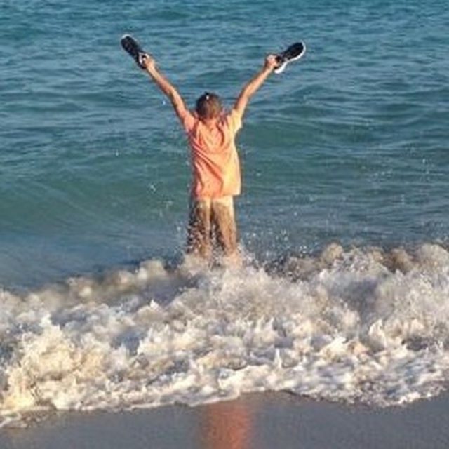 Can't Stay Out Of The Water!