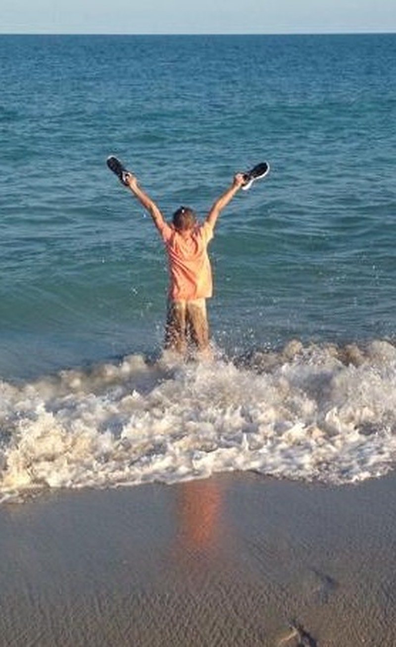 Can't Stay Out Of The Water!