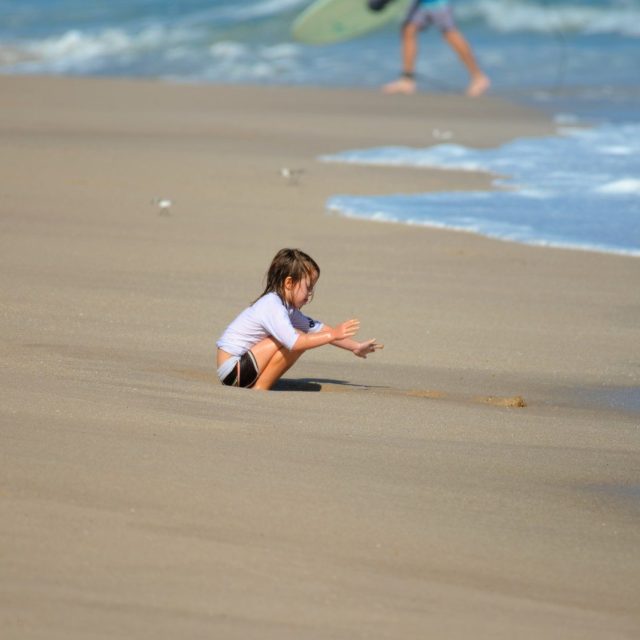Child's Play On Sebastian Inlet Beach