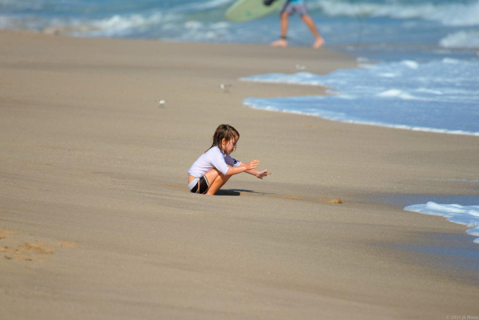 Child's Play On Sebastian Inlet Beach