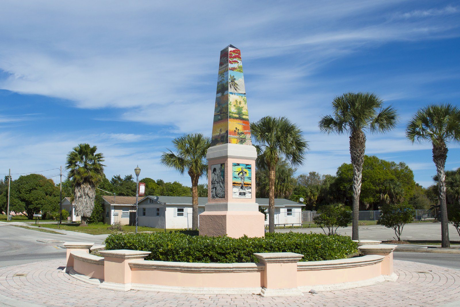 The Highwaymen Obelisk At Ave D And 15th Street In Fort Pierce.