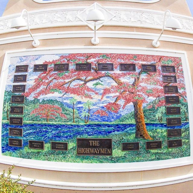 Highwaymen Memorial Plaque At Ave D And 8th Street In Fort Pierce.
