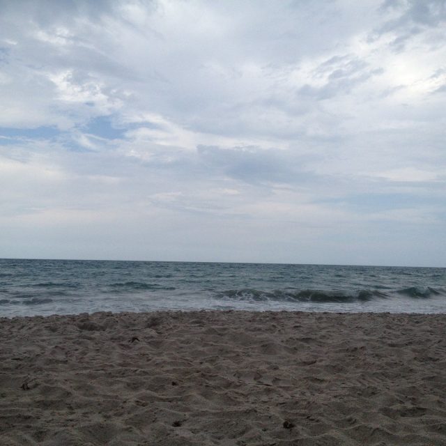 A Cloudy Day At The Beach Is Better Then Not At All.