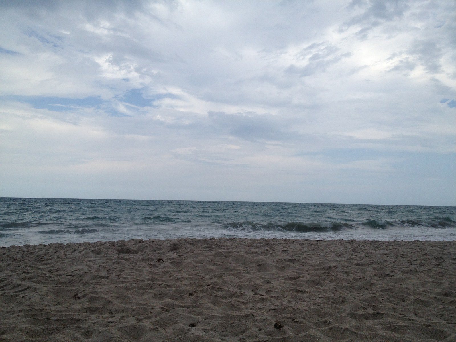 A Cloudy Day At The Beach Is Better Then Not At All.