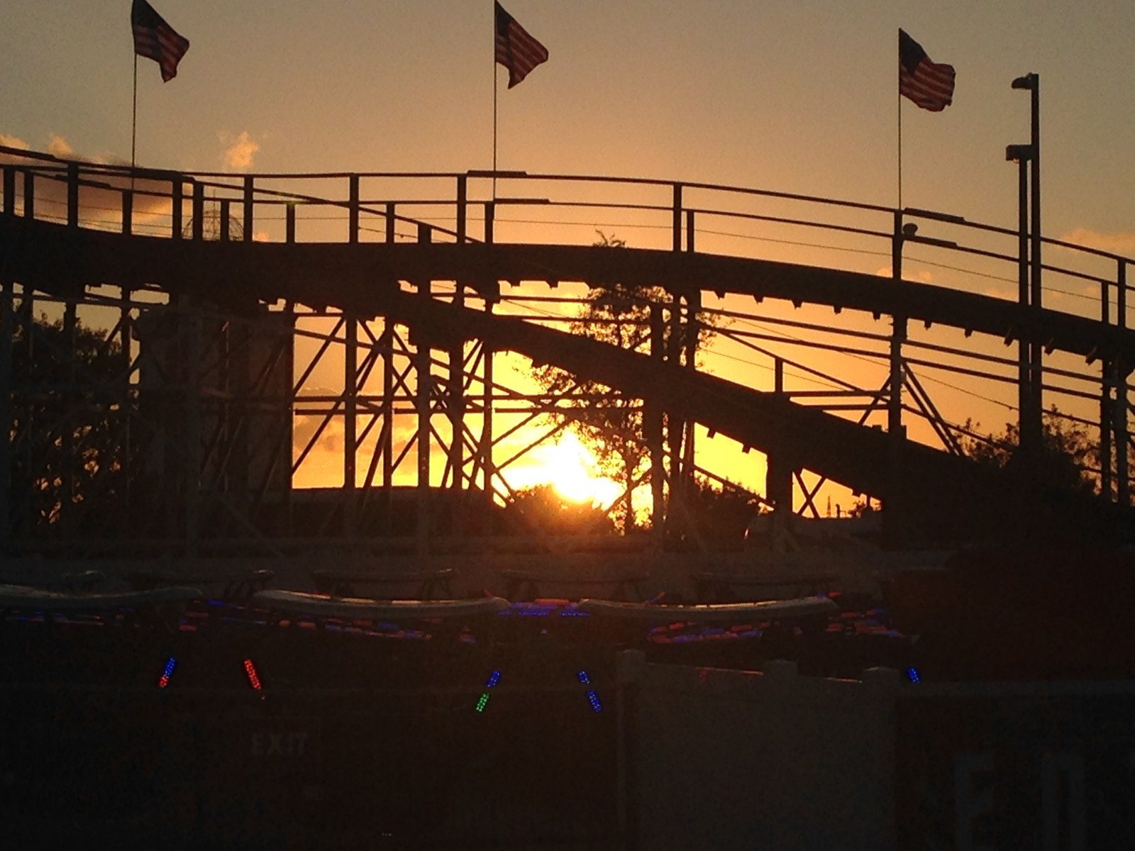 Sunset Roller Coaster