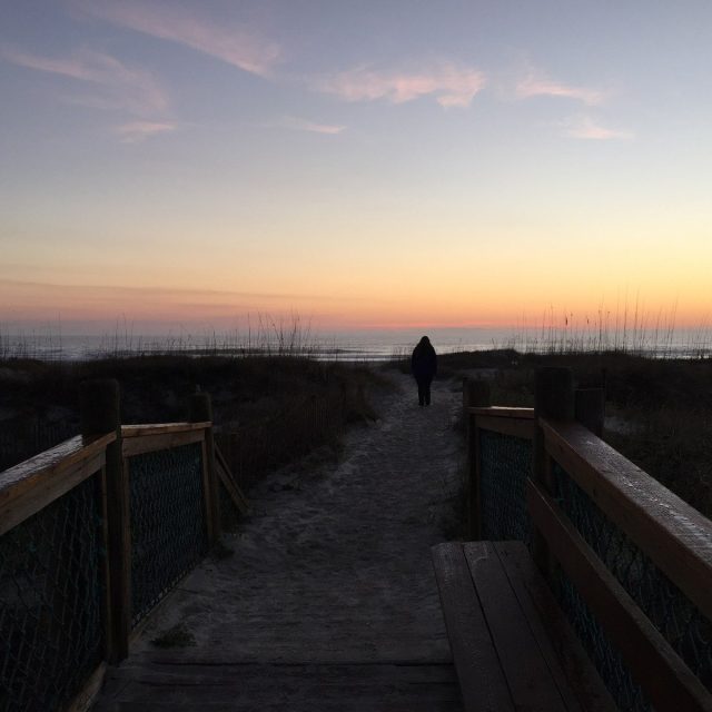Walking Into The Sun