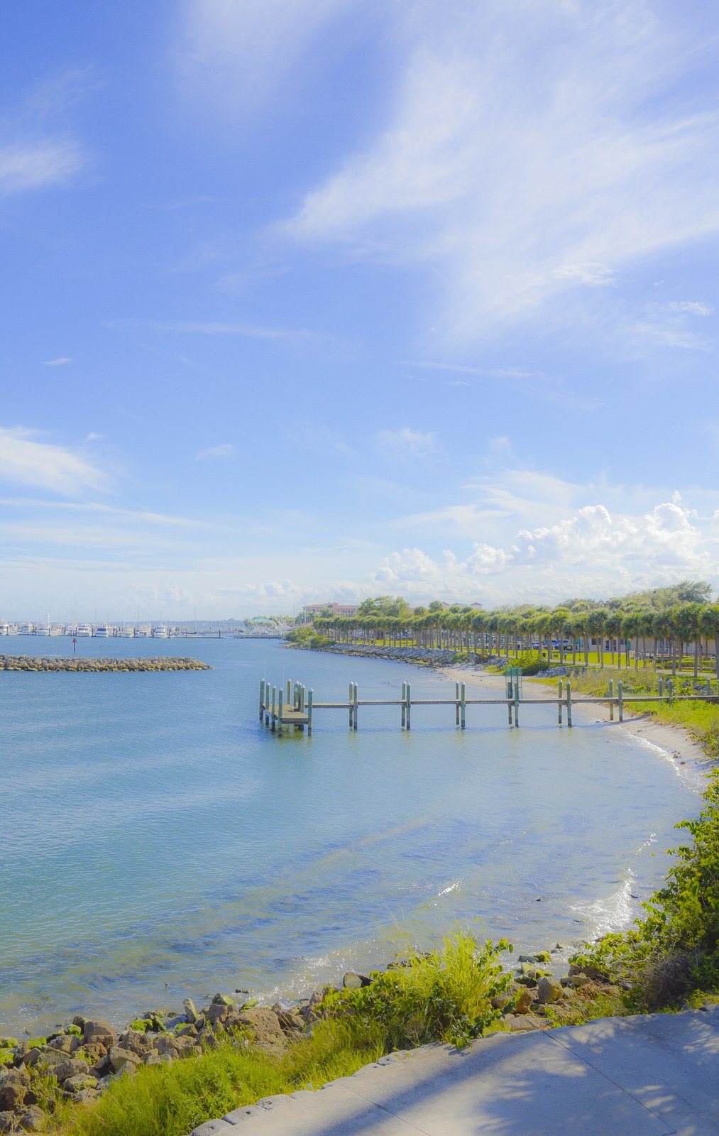 Looking South From The Lower End Of The Western Side Of The South Causeway Bridg