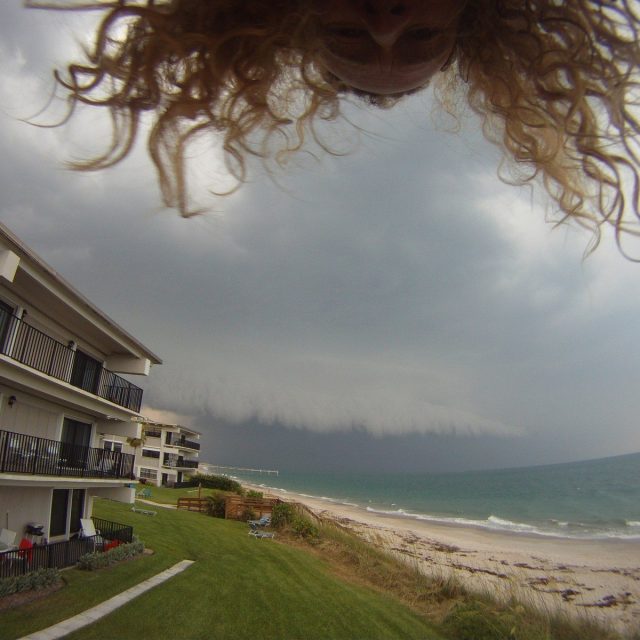 "Lightning And Curls " 4400 N. A1A Apt.1