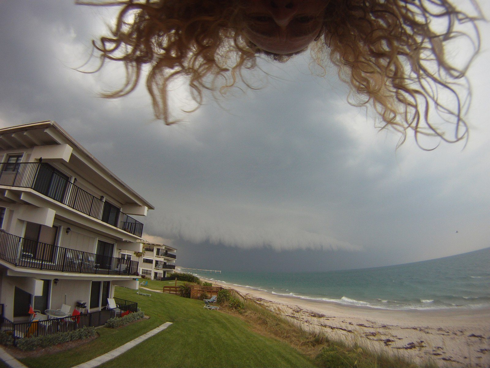 "Lightning And Curls " 4400 N. A1A Apt.1