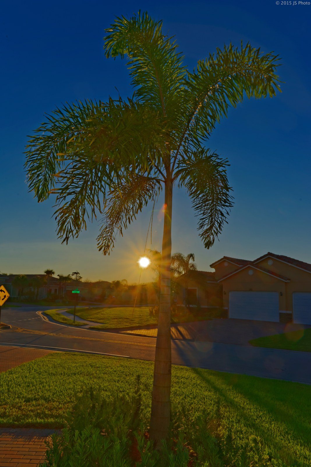 Sunset On A Cool Winter Day