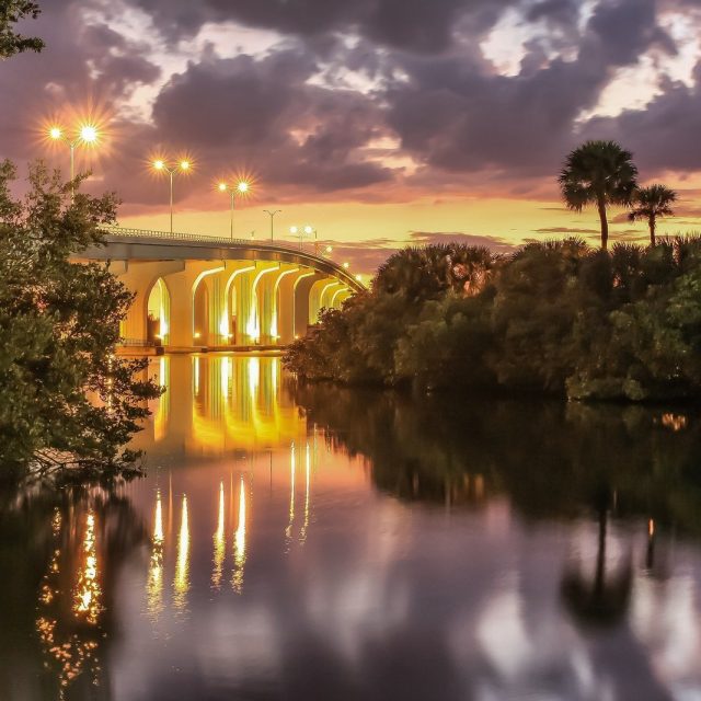 Twilight At Barber Bridge