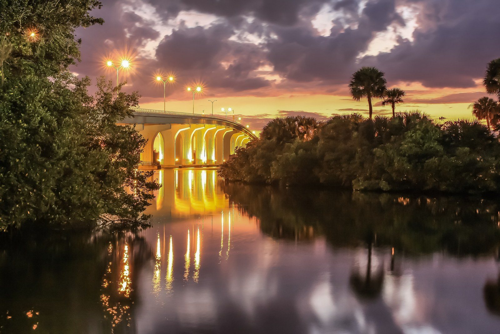 Twilight At Barber Bridge