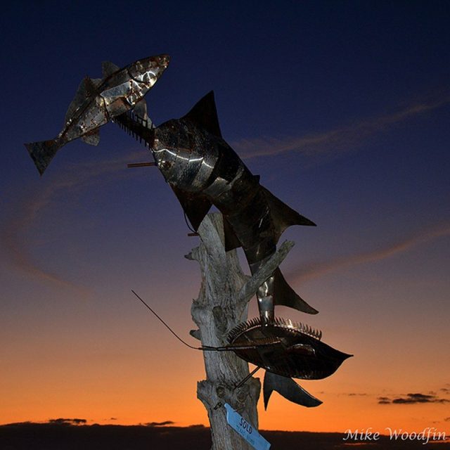 Sebastian Sculpture At Sunrise