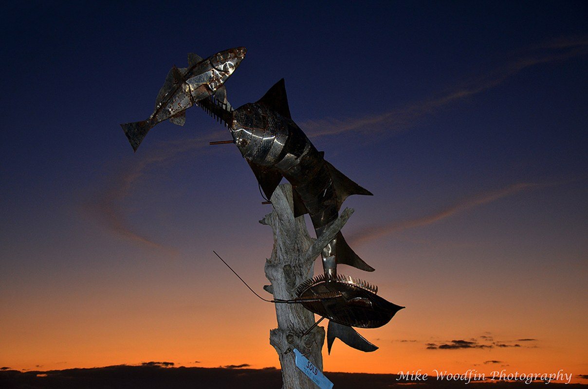 Sebastian Sculpture At Sunrise