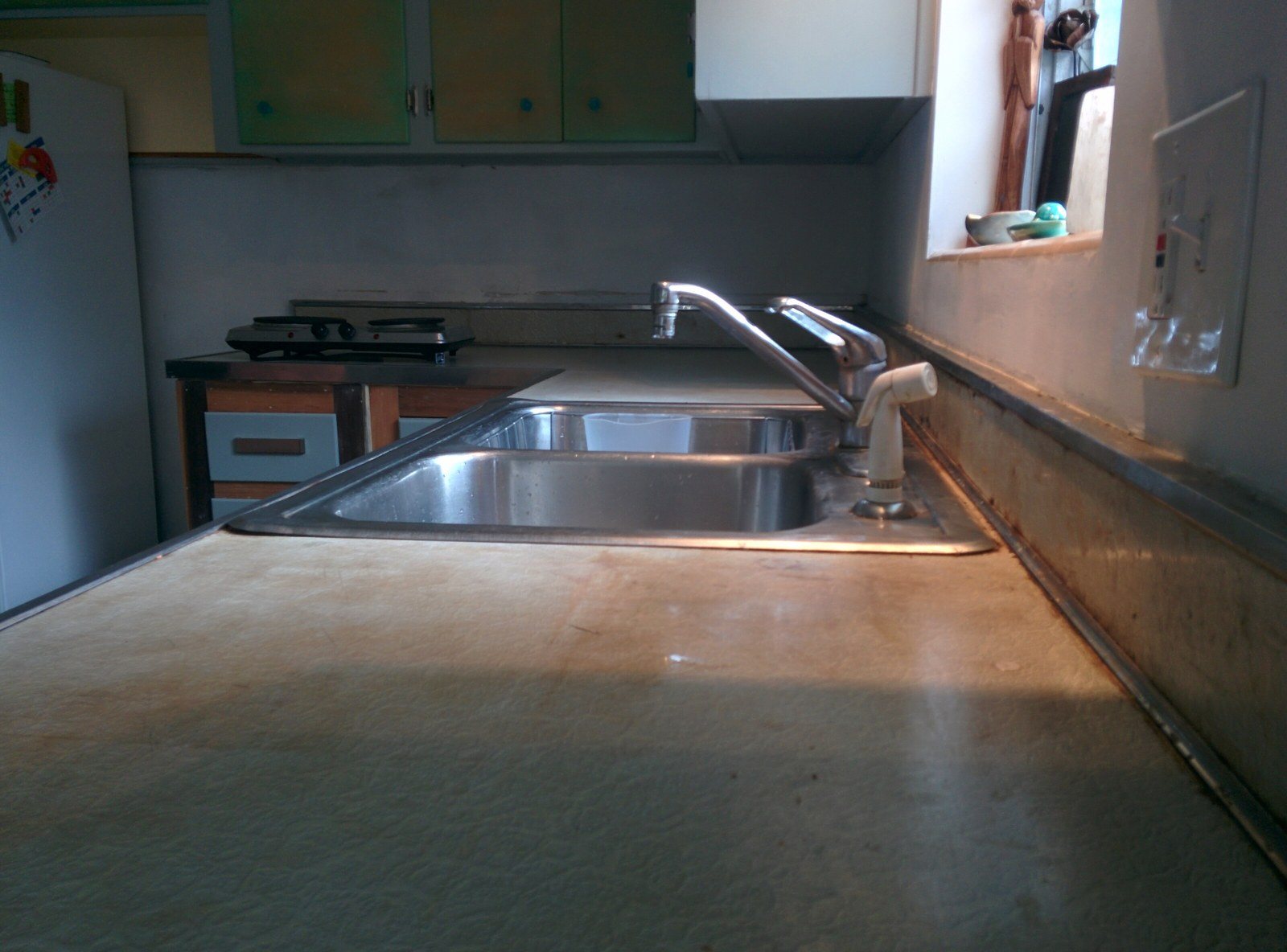This 1950's Countertop Has Seen Better Days...