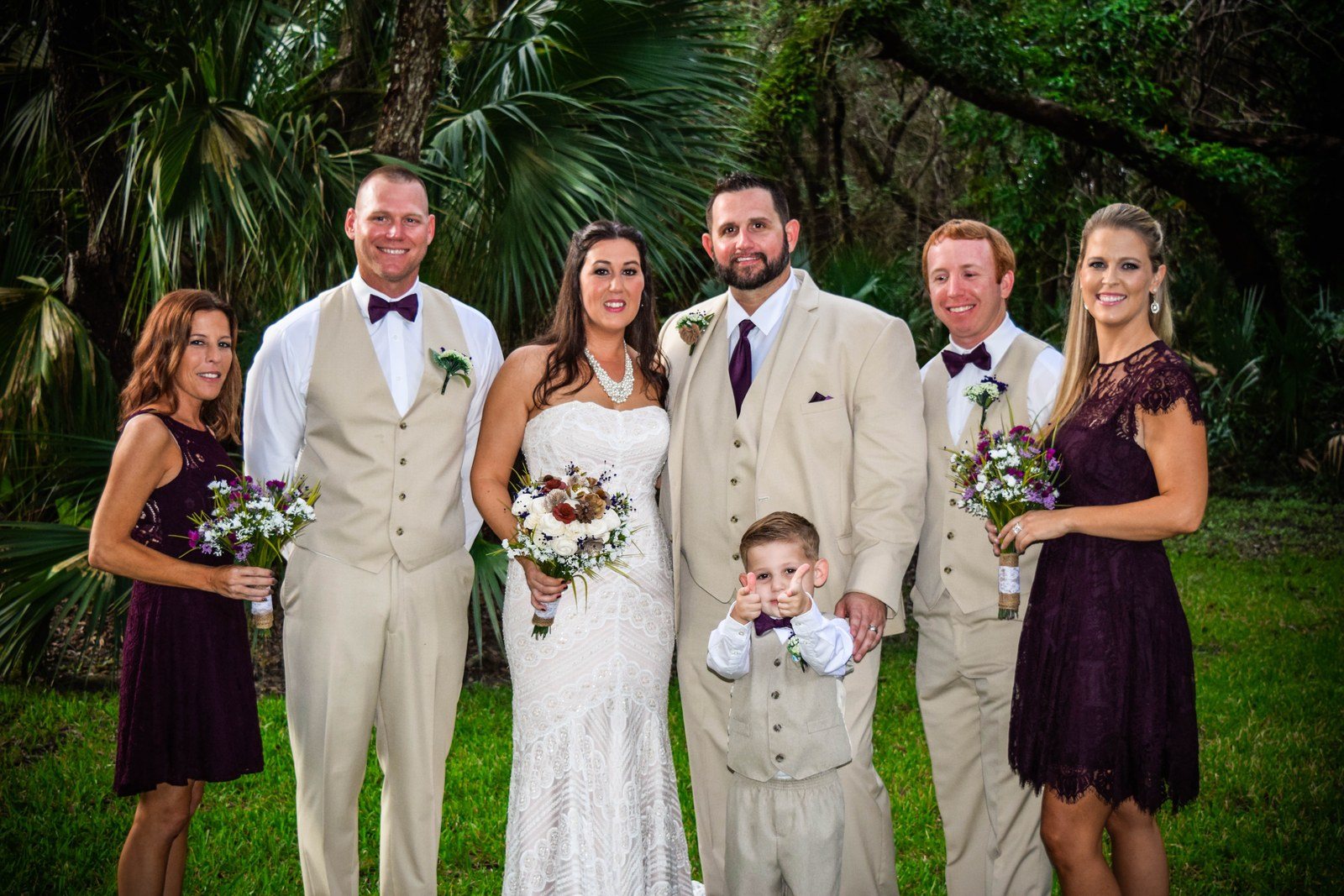 My Beautiful Wedding Party And Mr. Personality Son.
