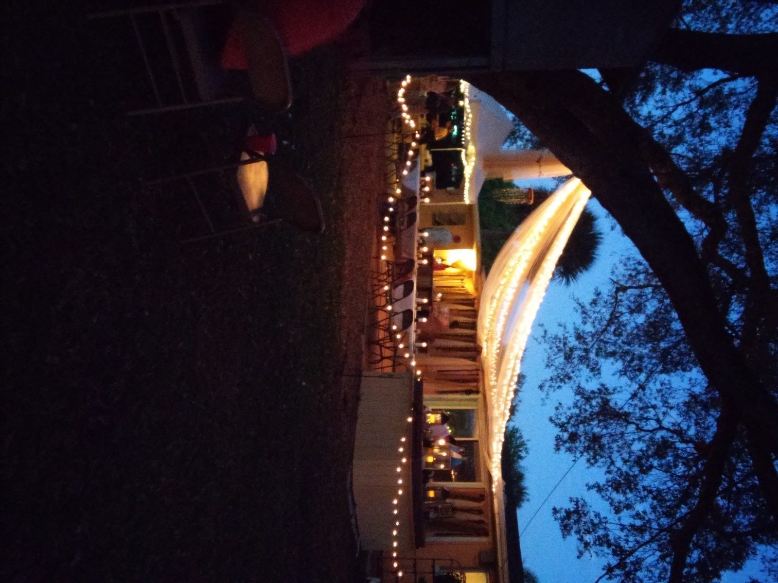 Night Time Garden Reception