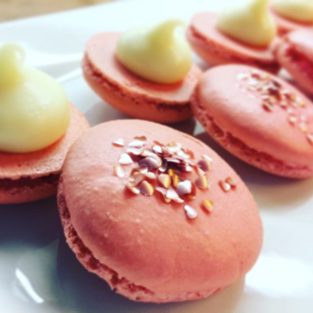Macaron With White Chocolate Ganache