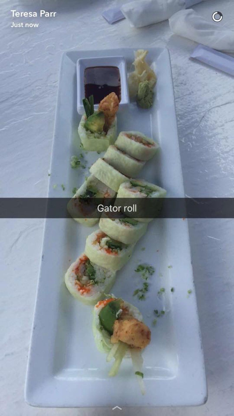 Gator Sushi Roll