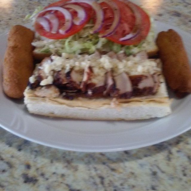 Jerk Chicken Sandwich