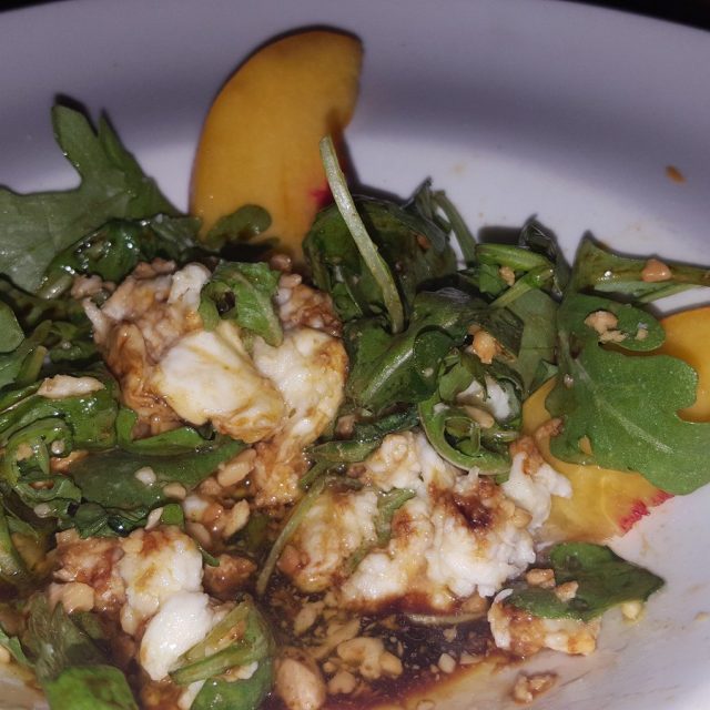 Peach, Mozzarella & Arugula Salad, Citrus Grillhouse