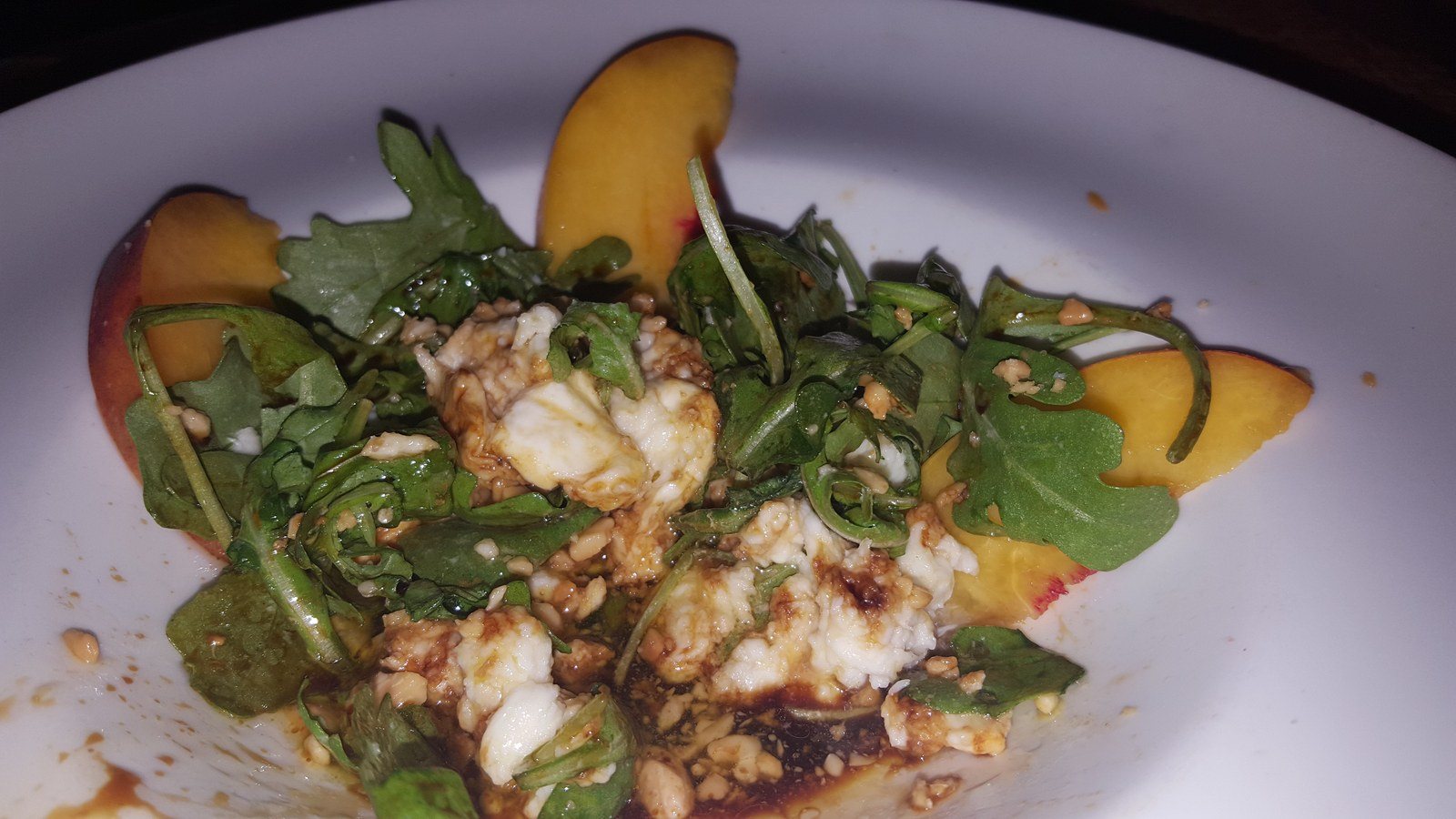 Peach, Mozzarella & Arugula Salad, Citrus Grillhouse