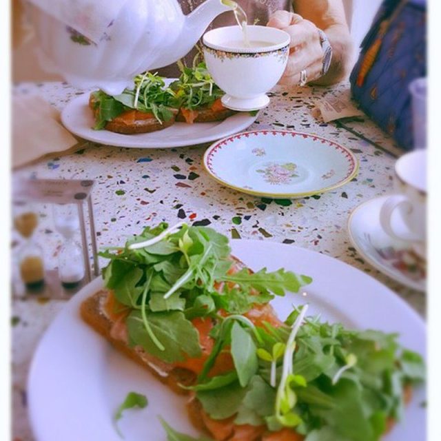 Gravlox And Tea With Mom At The Patisserie
