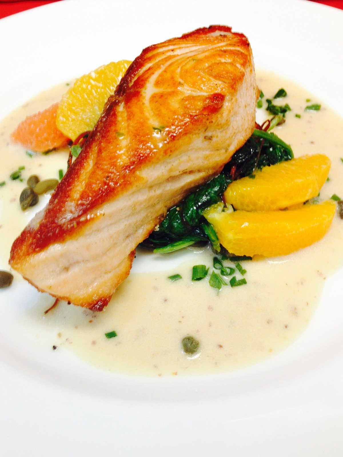 Atlantic Salmon W/Citrus Segments