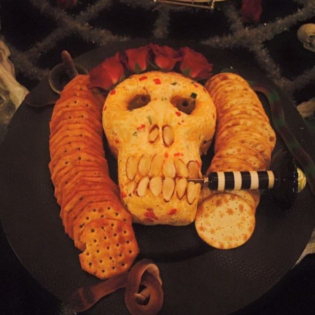 Skeleton Cheese Spread