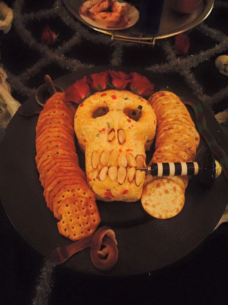 Skeleton Cheese Spread